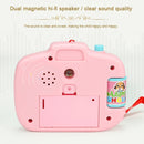 Children Cartoon Projector Simulated Camera Educational Toys (Pink)
