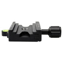 FCD-1 Dual-use Knob Quick Release Clamp Adapter Plate Mount for 39mm Arca / 32mm SLIDEFIX Quick Release Plate