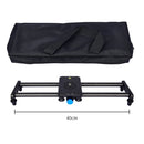 YELANGU L40T 40cm Carbon Fiber Slide Rail Track for SLR Cameras / Video Cameras (Black)