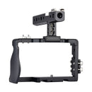YELANGU C6 Camera Video Cage Handle Stabilizer for Sony A6000 / A6300 / A6500 / A6400(Black)