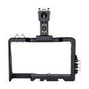YELANGU C6 Camera Video Cage Handle Stabilizer for Sony A6000 / A6300 / A6500 / A6400(Black)