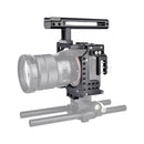 YELANGU CA7 YLG0908A Handle Video Camera Cage Stabilizer for Sony A7K & A7X & A73 & A7S & A7R & A7RII & A7SII (Black)
