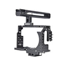 YELANGU CA7 YLG0908A Handle Video Camera Cage Stabilizer for Sony A7K & A7X & A73 & A7S & A7R & A7RII & A7SII (Black)