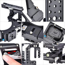 YELANGU CA7 YLG0908A Handle Video Camera Cage Stabilizer for Sony A7K & A7X & A73 & A7S & A7R & A7RII & A7SII (Black)