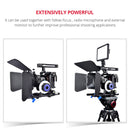 YELANGU CA7 YLG0908A-A01 Video Camera Cage Stabilizer for Sony A7K & A7X & A73 & A7S & A7R & A7RII & A7SII(Black)