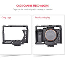 YELANGU CA7 YLG0908A-A01 Video Camera Cage Stabilizer for Sony A7K & A7X & A73 & A7S & A7R & A7RII & A7SII(Black)