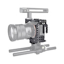 YELANGU CA7 YLG0908A-A01 Video Camera Cage Stabilizer for Sony A7K & A7X & A73 & A7S & A7R & A7RII & A7SII(Black)