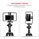 YELANGU YLG0901B Vlogging Live Broadcast Smartphone Plastic Cage Video Rig Filmmaking Recording Handle Stabilizer Bracket for iPhone, Galaxy, Huawei, Xiaomi, HTC, LG, Google, and Other Smartphones(Black)