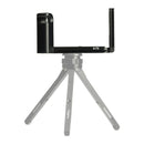 1/4 inch Vertical Shoot Quick Release L Plate Bracket Base Holder for FUJIFILM X-T3 (Black)