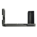 1/4 inch Vertical Shoot Quick Release L Plate Bracket Base Holder for FUJIFILM X-T2 (Black)