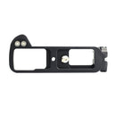1/4 inch Vertical Shoot Quick Release L Plate Bracket Base Holder for FUJIFILM X-T2 (Black)