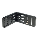 130B Universal 1/4 inch / 3/8 inch Vertical Shoot Quick Release L Plate Bracket Base Holder(Black)