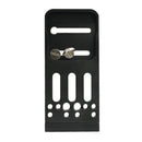 130B Universal 1/4 inch / 3/8 inch Vertical Shoot Quick Release L Plate Bracket Base Holder(Black)