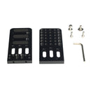 130B Universal 1/4 inch / 3/8 inch Vertical Shoot Quick Release L Plate Bracket Base Holder(Black)