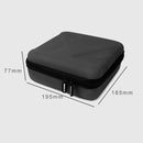 Sunnylife DJI-LM54 Portable Diamond Texture PU Leather Storage Bag for DJI Osmo Mobile 3, Size: 19.5cm x 18.5cm x 7.7cm