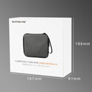 Sunnylife DJI-LM54 Portable Diamond Texture PU Leather Storage Bag for DJI Osmo Mobile 3, Size: 19.5cm x 18.5cm x 7.7cm