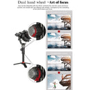 AFI D3 3-Axis Stabilized Handheld Gimbal Stabilizer for GoPro, DSLR Cameras, Smartphones, Built-in Foldable Tripod, Follow Focus Function(Black)