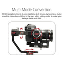 AFI D3 3-Axis Stabilized Handheld Gimbal Stabilizer for GoPro, DSLR Cameras, Smartphones, Built-in Foldable Tripod, Follow Focus Function(Black)