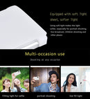F12 Pocket 112 LEDs 1080LUX Professional Vlogging Photography Video & Photo Studio Light with OLED Display for Canon / Nikon DSLR Cameras(White)