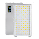 F12 Pocket 112 LEDs 1080LUX Professional Vlogging Photography Video & Photo Studio Light with OLED Display for Canon / Nikon DSLR Cameras(White)