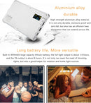 F18 Pocket 180 LEDs Professional Vlogging Photography Video & Photo Studio Light with OLED Display for Canon / Nikon DSLR Cameras(White)