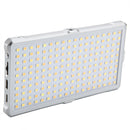 F18 Pocket 180 LEDs Professional Vlogging Photography Video & Photo Studio Light with OLED Display for Canon / Nikon DSLR Cameras(White)