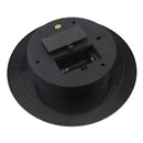 25cm 360 Degree Electric Rotating Turntable Display Stand Video Shooting Props Turntable for Photography, Load 3kg, Powered by Battery(White)