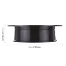 20cm 360 Degree Electric Rotating Turntable Display Stand Photography Video Shooting Props Turntable, Load 1.5kg, Powered by Battery & USB(Black)