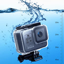 RUIGPRO for GoPro HERO8 Black 45m Waterproof Housing Protective Case with Buckle Basic Mount & Screw(Transparent)