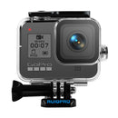 RUIGPRO for GoPro HERO8 Black 45m Waterproof Housing Protective Case with Buckle Basic Mount & Screw(Transparent)