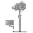 ZHIYUN Extension Frame with 1/4 inch Mounting Screw for Smooth / Crane / EVO / Rider Series Stabilizer(Black)