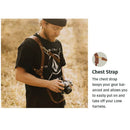 Quick Release Anti-Slip Shoulder Leather Harness Camera Strap with Metal Hook for SLR / DSLR Cameras (Right Shoulder)