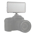LED011S Pocket 180 LEDs Professional Vlogging Photography Video & Photo Studio Light with OLED Display & Cold Shoe Adapter Mount for Canon / Nikon DSLR Cameras