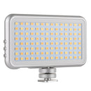 LED-013 Pocket 112 LEDs Professional Vlogging Photography Video & Photo Studio Light with OLED Display & Cold Shoe Adapter Mount for Canon / Nikon DSLR Cameras