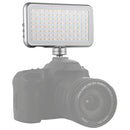 LED-013 Pocket 112 LEDs Professional Vlogging Photography Video & Photo Studio Light with OLED Display & Cold Shoe Adapter Mount for Canon / Nikon DSLR Cameras