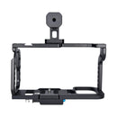 YELANGU C9-A YLG0911A Handle Video Camera Cage Stabilizer for DJI BMPCC 4K(Black)