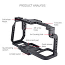 YELANGU C9 YLG0911A-A Video Camera Cage Stabilizer for DJI BMPCC 4K (Black)