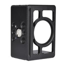 YELANGU C10 Housing Shell CNC Aluminum Alloy Protective Cage with Screw & Base Adapter for Sony RX0 II(Black)