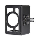 YELANGU C10 Housing Shell CNC Aluminum Alloy Protective Cage with Screw & Base Adapter for Sony RX0 II(Black)