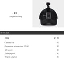STARTRC Baseball Hat with J-Hook Buckle Mount & Screw for Xiaomi FIMI Palm 4K Gimbal Camera(Black)