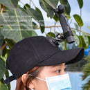 STARTRC Baseball Hat with J-Hook Buckle Mount & Screw for Xiaomi FIMI Palm 4K Gimbal Camera(Black)