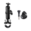 9cm Connecting Rod 20mm Ball Head Motorcycle Handlebar Fixed Mount Holder with Tripod Adapter & Screw for GoPro HERO10 Black / HERO9 Black / HERO8 Black /HERO7 /6 /5, DJI Osmo Action,Xiaoyi and Other Action Cameras(Black)