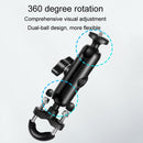 9cm Connecting Rod 20mm Ball Head Motorcycle Handlebar Fixed Mount Holder with Tripod Adapter & Screw for GoPro HERO10 Black / HERO9 Black / HERO8 Black /HERO7 /6 /5, DJI Osmo Action,Xiaoyi and Other Action Cameras(Black)