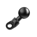 25mm Ball Head Motorcycle Rearview Mirror Screw Hole Fixed Mount Holder for GoPro HERO10 Black / HERO9 Black / HERO8 Black /HERO7 /6 /5, DJI Osmo Action,Xiaoyi and Other Action Cameras(Black)