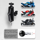 6cm Connecting Rod Fixed Motorcycle Mount Holder for GoPro HERO10 Black / HERO9 Black / HERO8 Black /HERO7 /6 /5, DJI Osmo Action,Xiaoyi and Other Action Cameras(Black)
