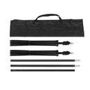 200x200cm Photo Studio Background Support Stand Backdrop Crossbar Bracket Kit