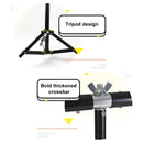 150x200cm T-Shape Photo Studio Background Support Stand Backdrop Crossbar Bracket Kit with Clips, No Backdrop