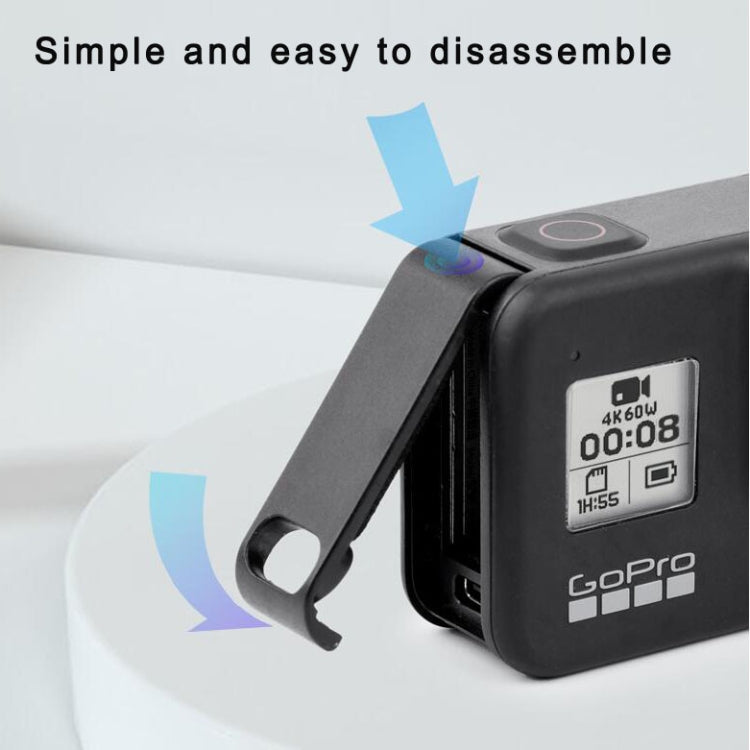 Sports Camera Rechargeable Battery Replacement Cover Side Cover for GoPro HERO8