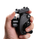 Handlebar Seatpost Pole Mount Bicycle GPS Navigation Handbar Bracket Phone Clamp for GoPro HERO8 /7 /6 /5, Suitable for 4.0-6.5 inch Mobile Phones(Black)