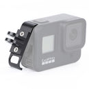 Aluminum Alloy Heat Cooling Side Interface Cover with Cold Shoe Mount & Tripod Adapter for GoPro HERO8 (Black)